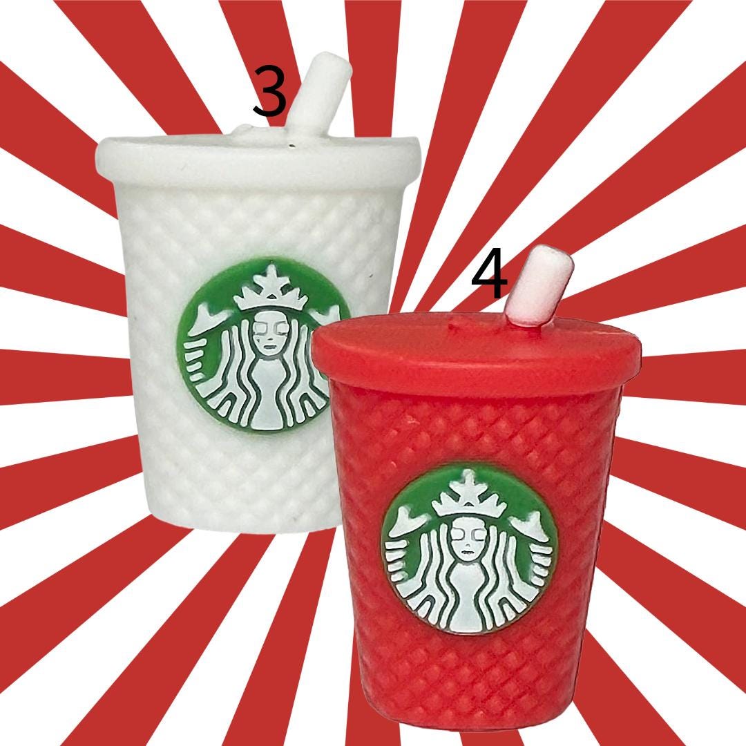 3D Coffee Drink Focal Bead
