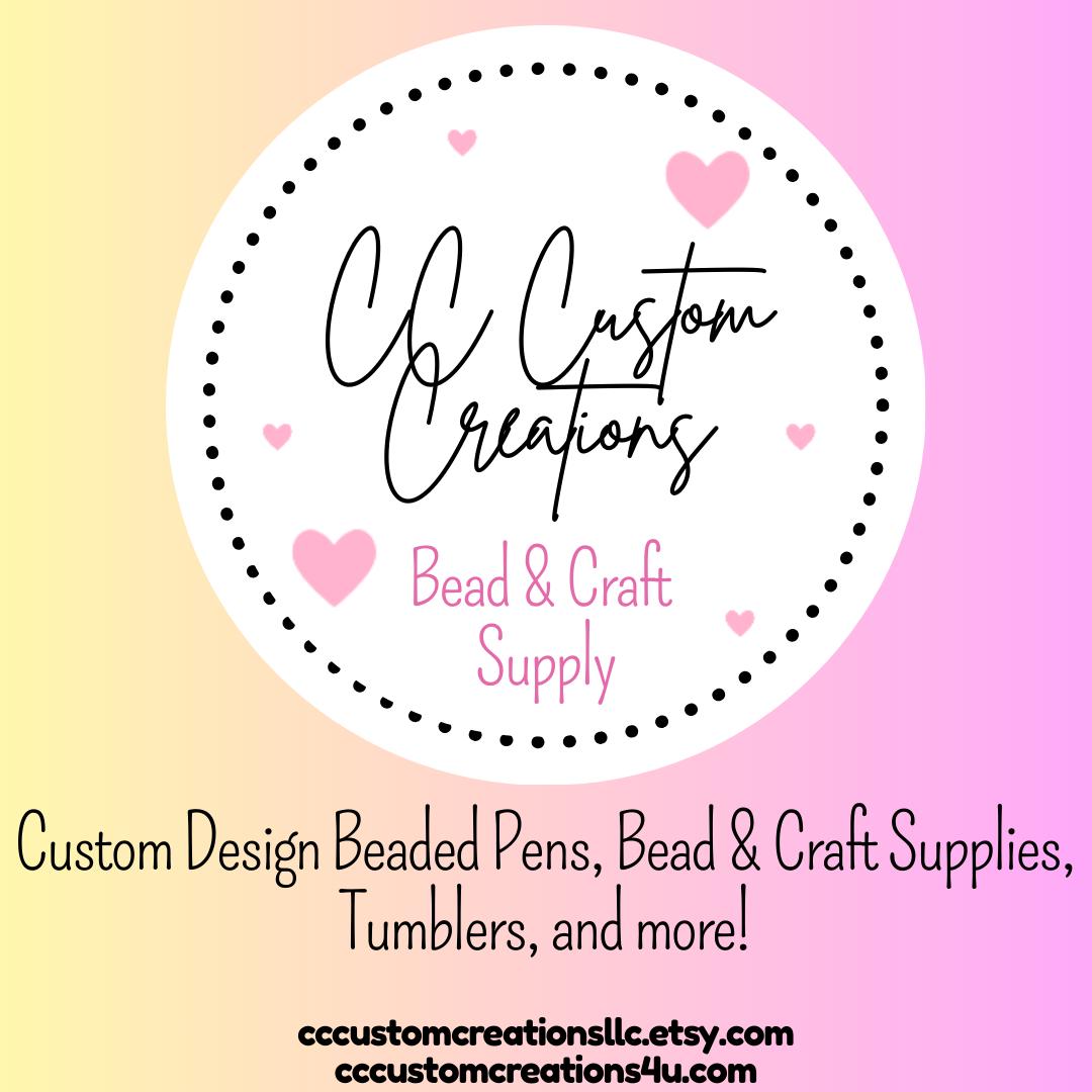 Valentine's Day Print Beadable Pens