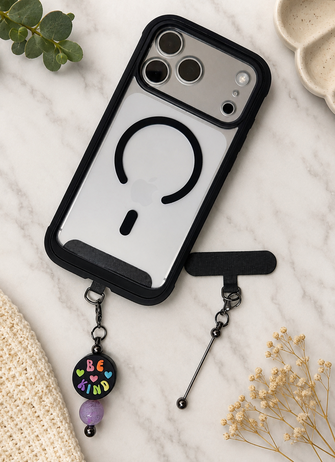 Phone Case Beadable Charm Keychains