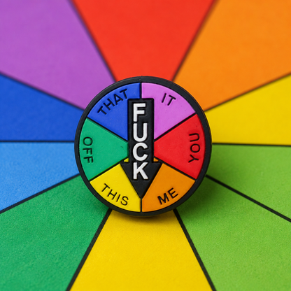 F Color Wheel Focal Bead 88
