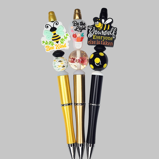 2C Inspirational Custom Design Beaded Pens