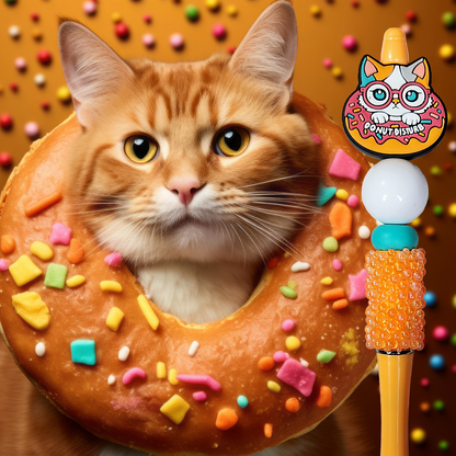 Funny Cat Beaded Pens 2F