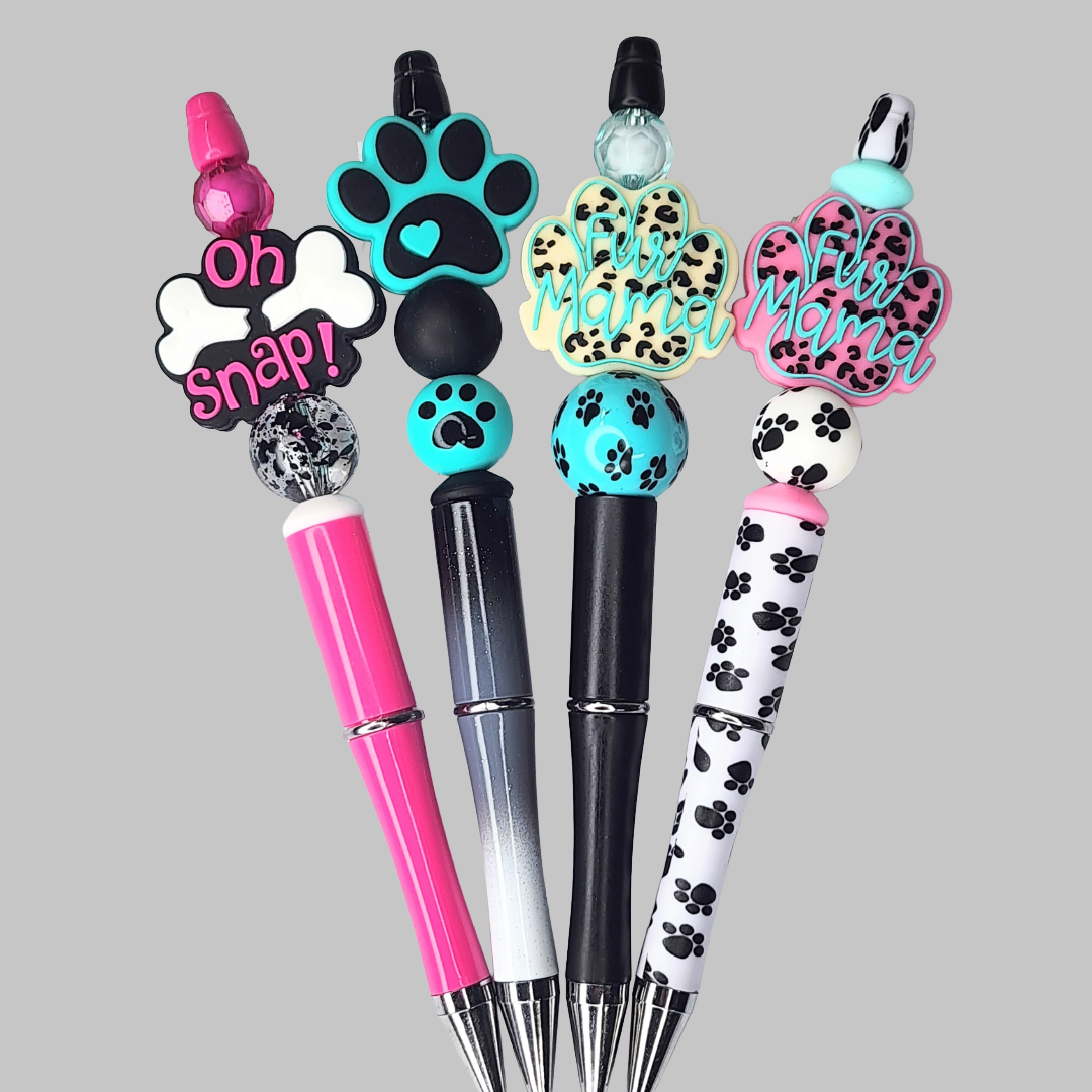 2J Dog Beaded Pens