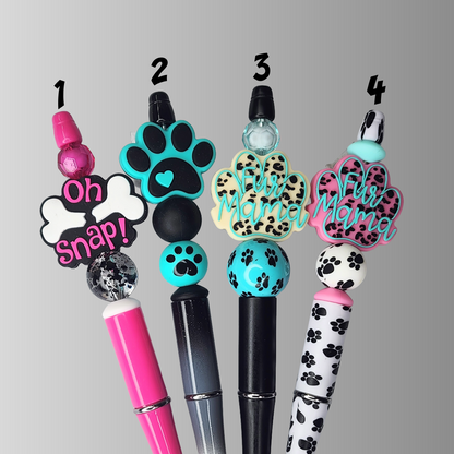 2J Dog Beaded Pens