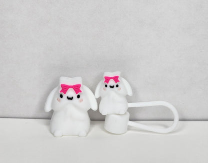 Richard LIMITED Bunny Focal with Matching Straw Topper