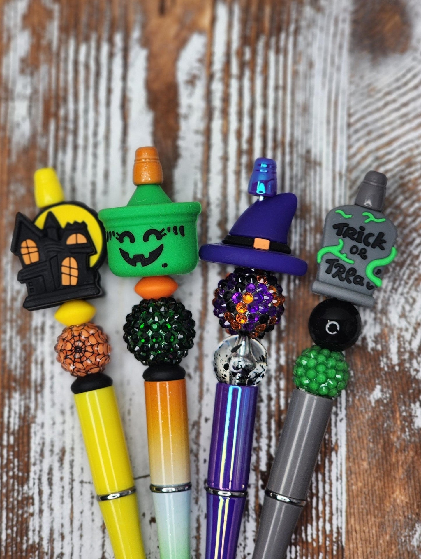 3D Halloween Beaded Pens