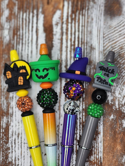 3D Halloween Beaded Pens