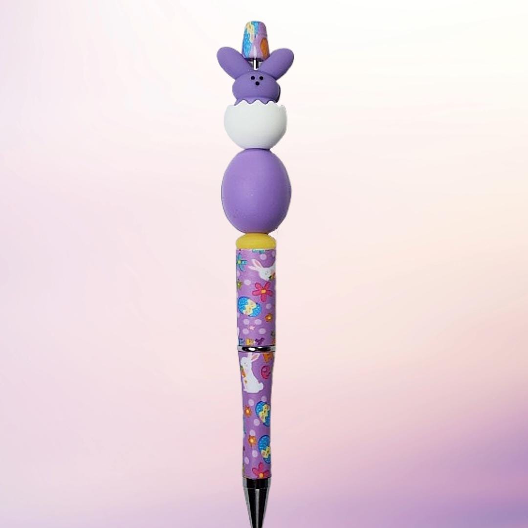 3D Easter Bunny Beaded Pens