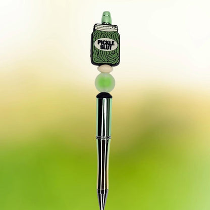 2T Funny Pickle Beaded Pens