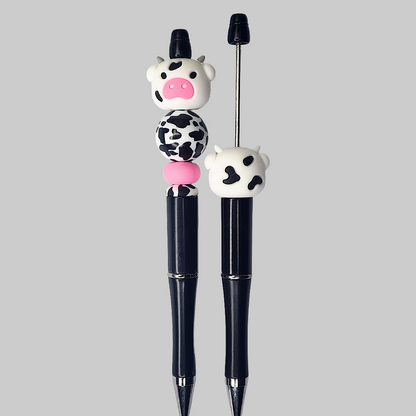 3D Cow Beaded Pen