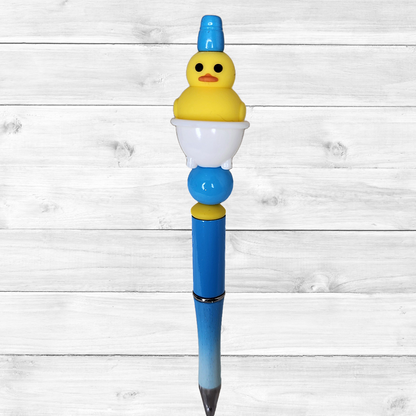 3D Rubber Duck Beaded Pen
