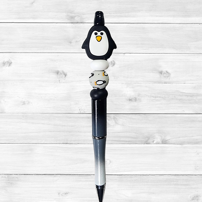 3D Penguin Beaded Pen
