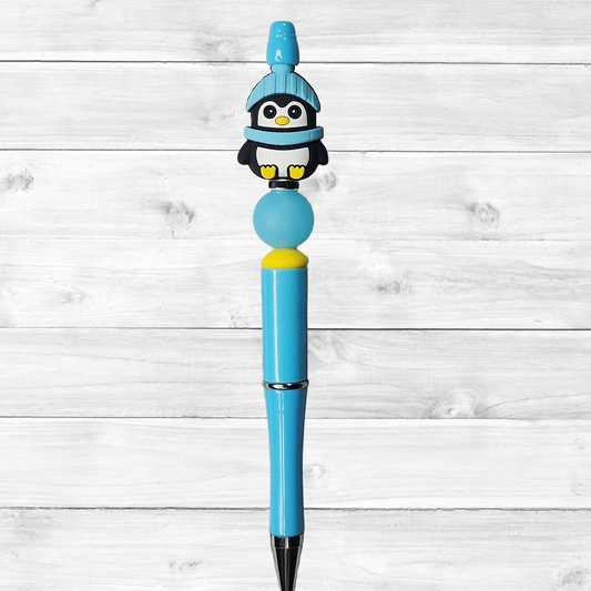 3D Penguin Beaded Pen