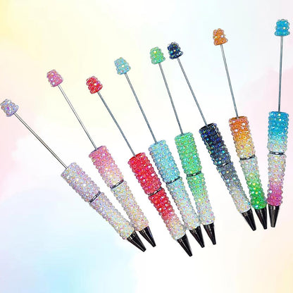 Ombre Rhinestone Full Body Beadable Pen Blanks