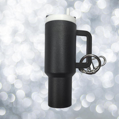 Mini Tumbler Chapstick Keychain Holder