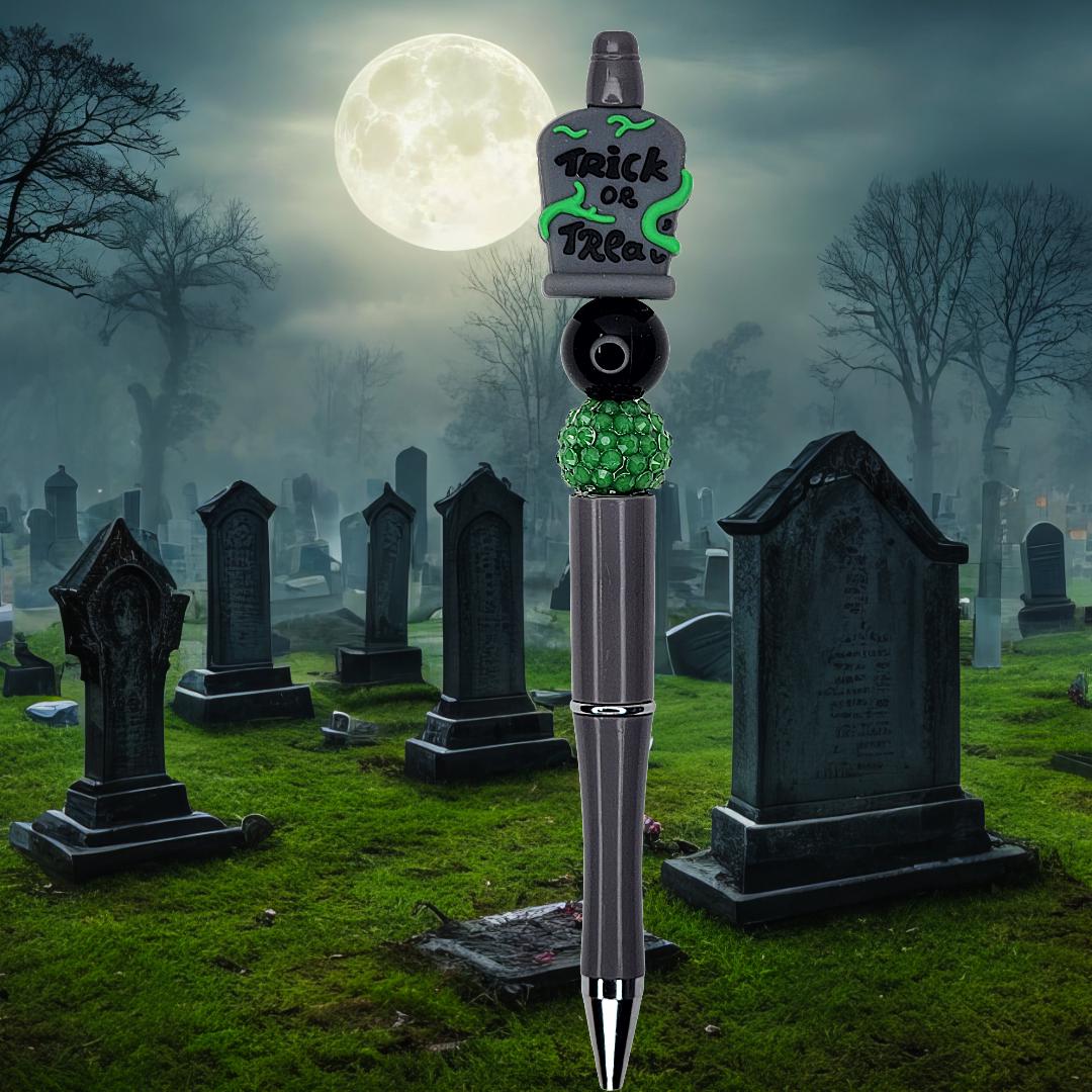 3D Halloween Beaded Pens