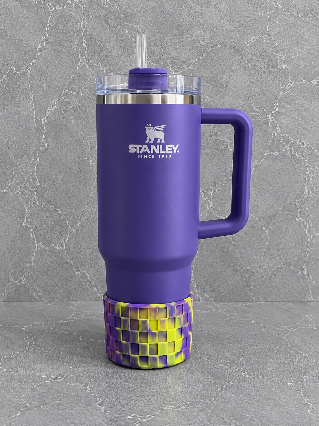Purple & Yellow Tumbler Boot