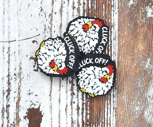 Cluck Off Focal Bead 147