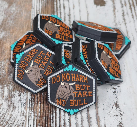 Do Not Harm but Take No Bull Focal Bead 55
