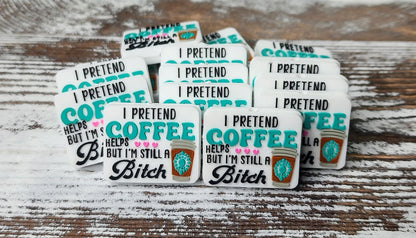 I Pretend Coffee Helps Focal Bead 03