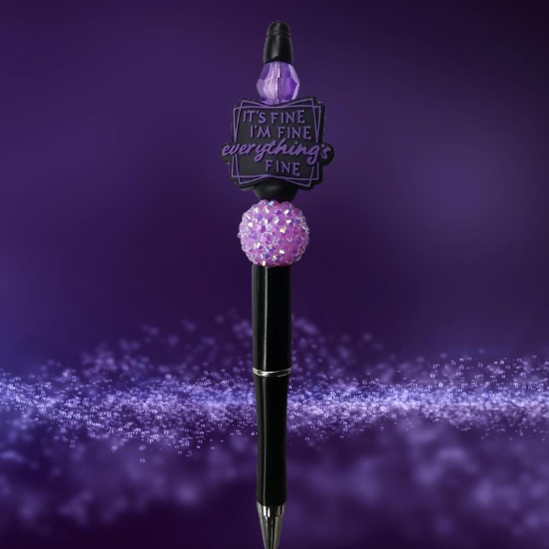 Inspirational Custom Design Beaded Pens 1Y
