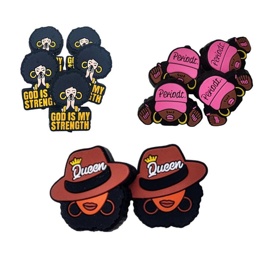 African American Women Focal Beads 110
