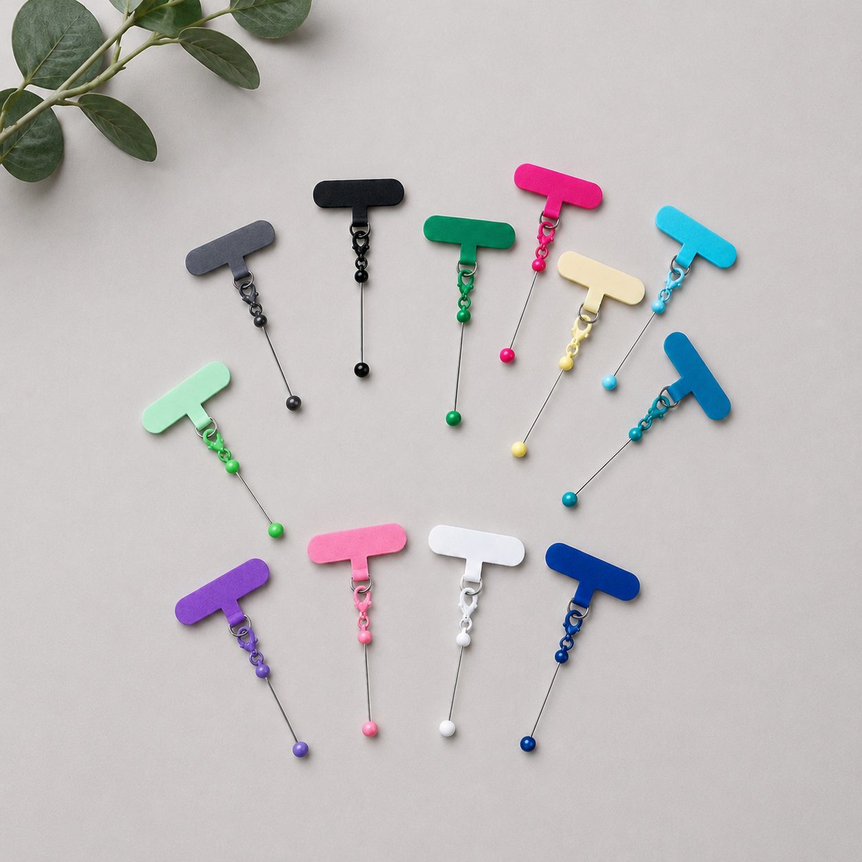 Phone Case Beadable Charm Keychains