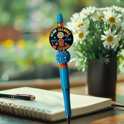 Inspirational Custom Design Beaded Pens 1Y