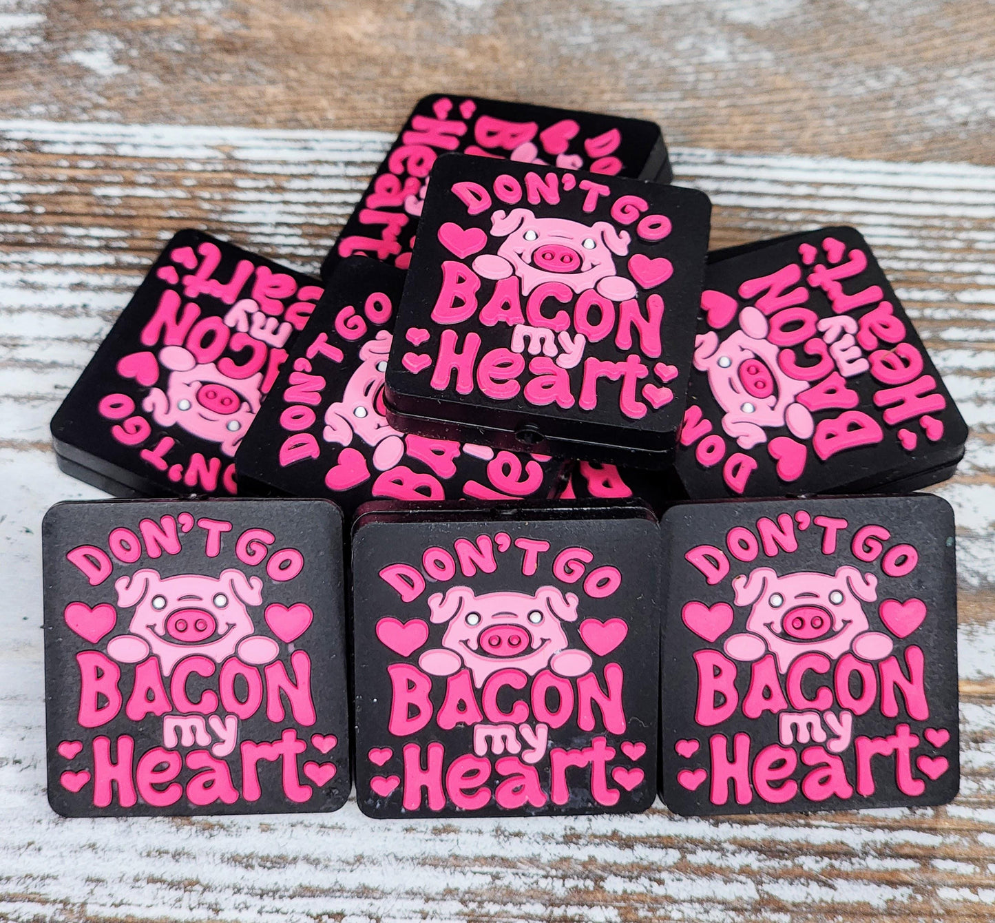 Don't Go Bacon My Heart Focal Bead 10