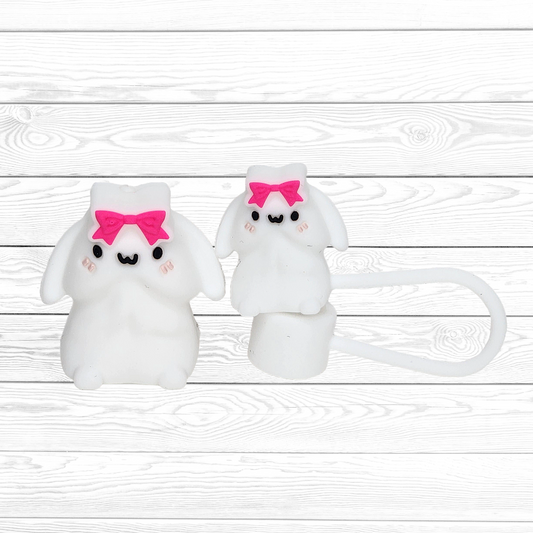 Richard LIMITED Bunny Focal with Matching Straw Topper