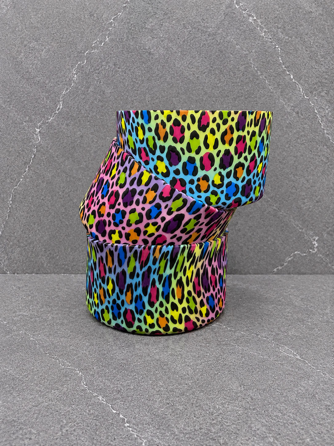 Rainbow Leopard Tumbler Boot