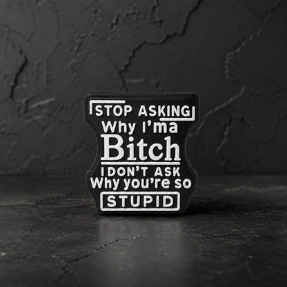 Stop Asking Why I'm a Bitch Focal Bead 112