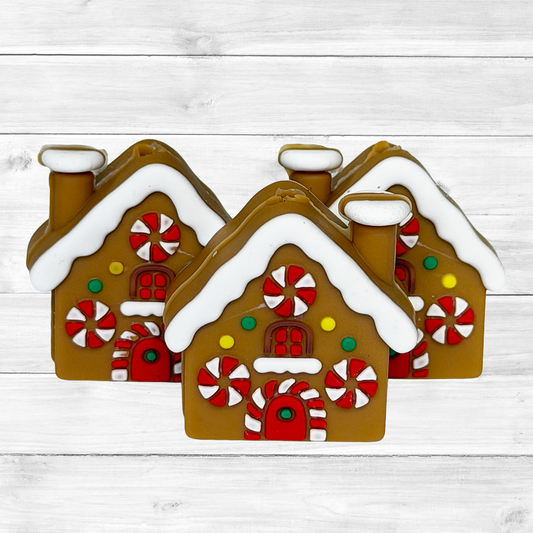 3D Gingerbread House Focal Bead