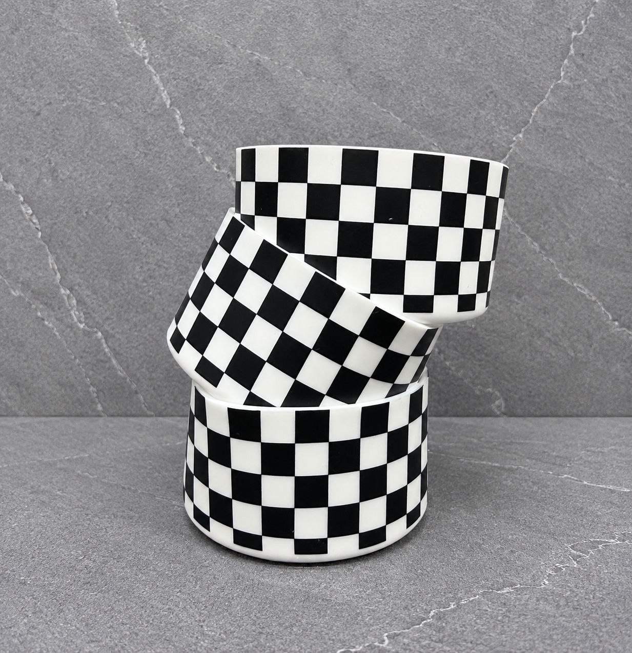 Checkered Tumbler Boot
