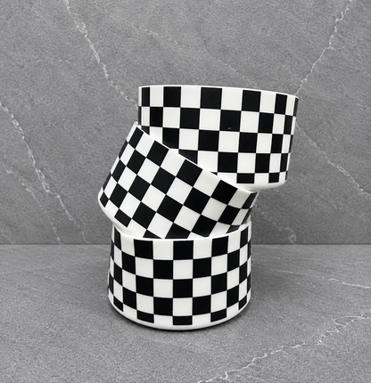 Checkered Tumbler Boot
