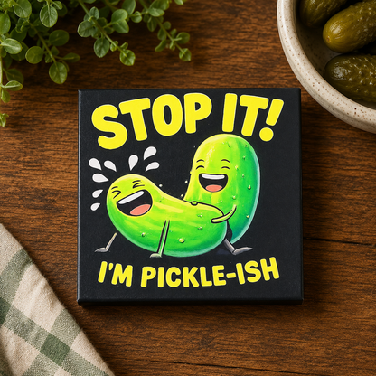 Stop It I'm Pickle-ish Focal Bead