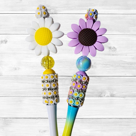 Daisy Beaded Pen