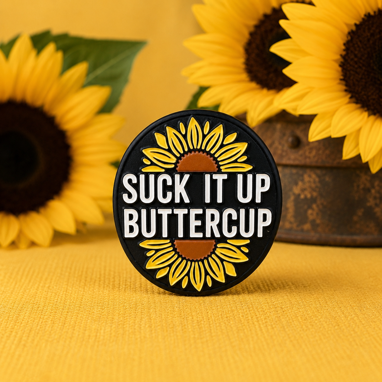 Suck It Up Buttercup Focal Bead 190