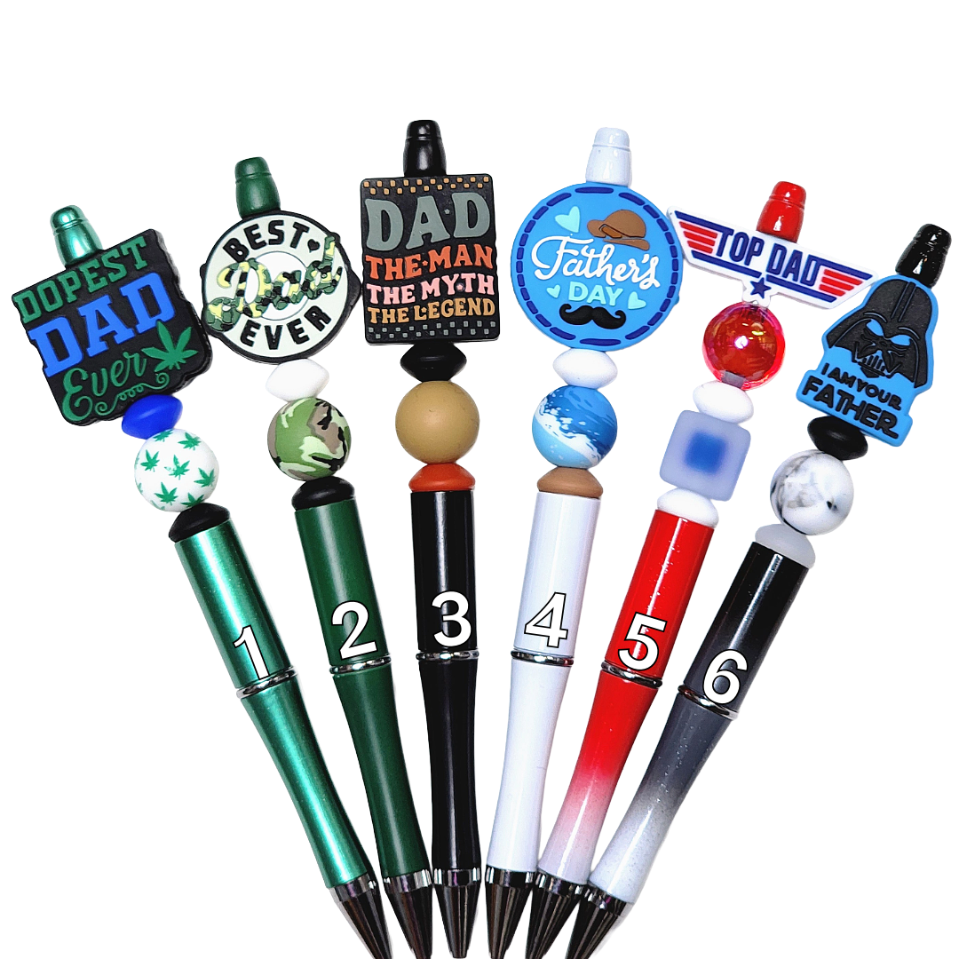 Father's Day Beaded Pens
