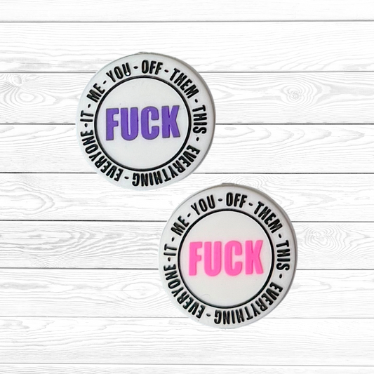 F**k Everything Silicone Focal Bead 133