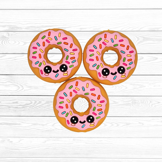 3D Sprinkle Donut Focal Bead