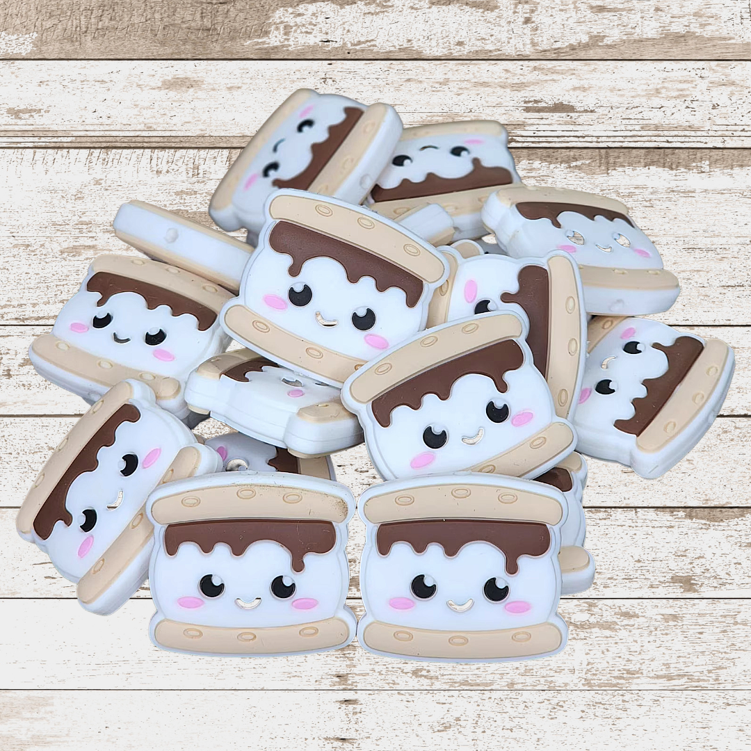 S'mores Focal Bead 07