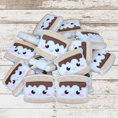 S'mores Focal Bead 07