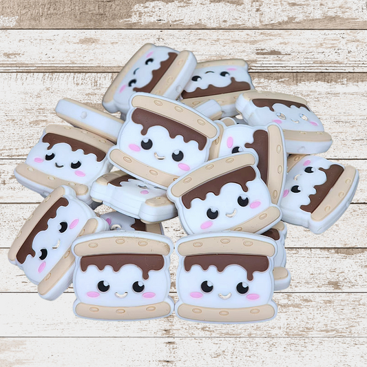 S'mores Focal Bead 07