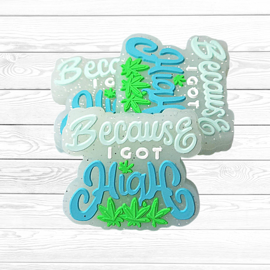 Because I Got High (Glow in the Dark) Focal Bead 81