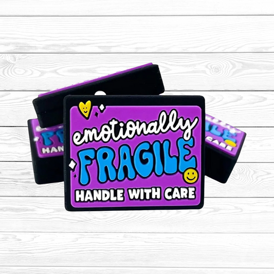 Fragile Handle with Care Focal Bead 78