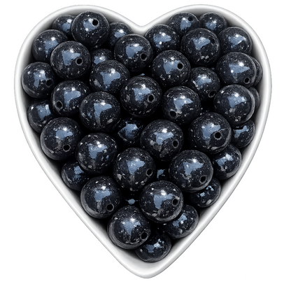 15mm Out of This World Glossy Glitter Beads