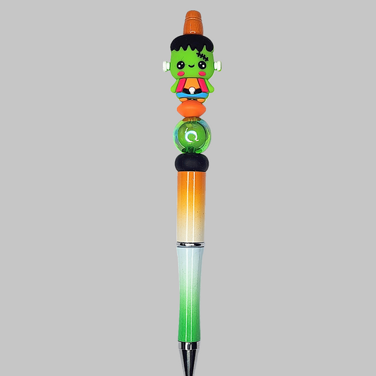 3D Frankenstein Monster Beaded Pen