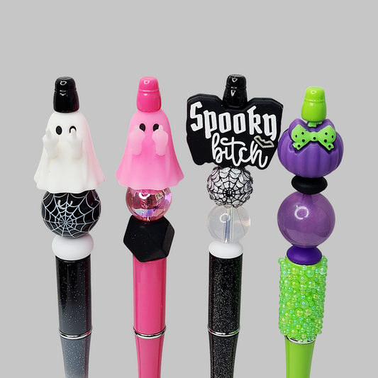3D Halloween Beaded Pens
