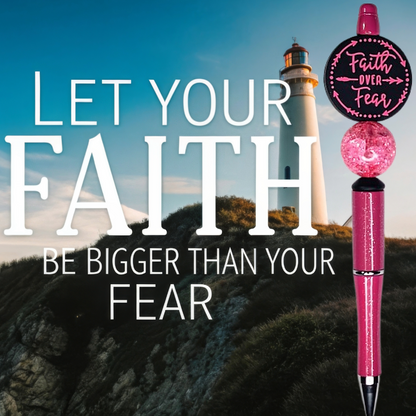 1X Inspirational Custom Design Beaded Pens